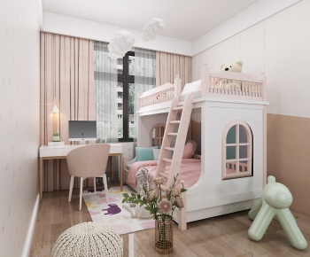 Nordic Style Girl's Room Daughter's Room-ID:792291629