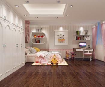 Modern Girl's Room Daughter's Room-ID:613882186