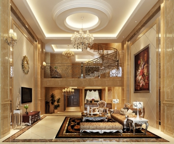 European Style A Living Room-ID:106905497