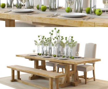Modern Dining Table And Chairs-ID:614094925