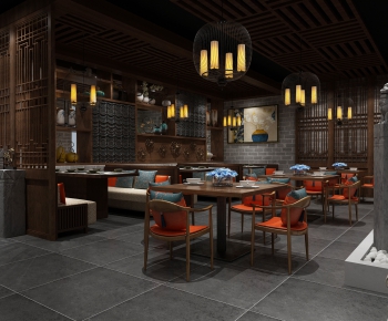 New Chinese Style Catering Space-ID:856856871