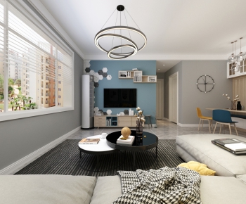 Nordic Style A Living Room-ID:204450787