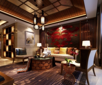 Southeast Asian Style A Living Room-ID:638152685