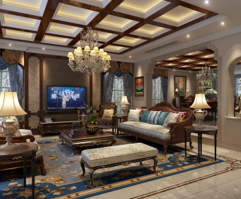 American Style A Living Room-ID:838276173