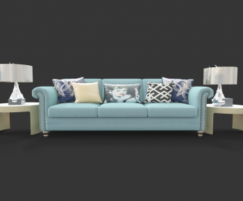 Modern Three-seat Sofa-ID:101270294