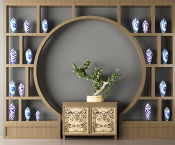 New Chinese Style Decorative Frame-ID:703917688