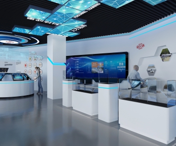 Modern Exhibition Hall-ID:493008733