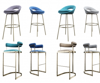 Nordic Style Bar Chair-ID:326994762