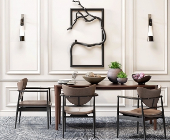 New Chinese Style Dining Table And Chairs-ID:175215684