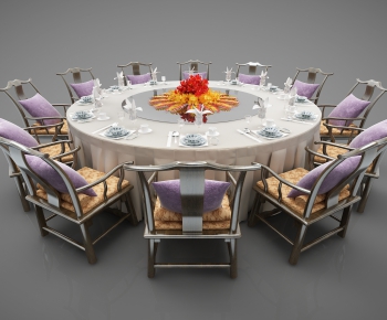 New Chinese Style Dining Table And Chairs-ID:430875856
