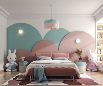 Nordic Style Girl's Room Daughter's Room-ID:210268729