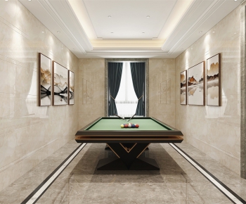 New Chinese Style Billiards Room-ID:301181486