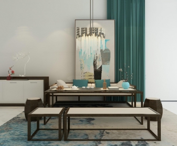 New Chinese Style Tea Tables And Chairs-ID:148412146