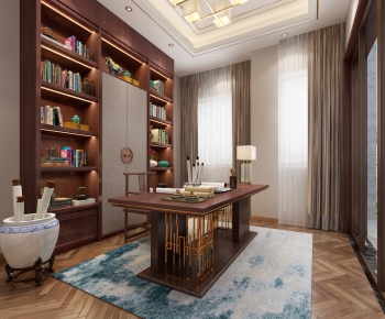 New Chinese Style Study Space-ID:735803137