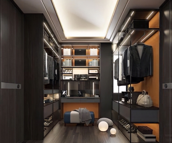 Modern Clothes Storage Area-ID:538215651