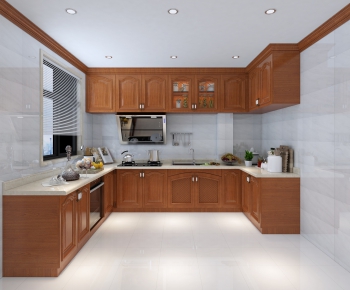 Simple European Style Kitchen Cabinet-ID:505857239