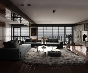 Modern A Living Room-ID:290219542
