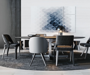 Modern Dining Table And Chairs-ID:889090425