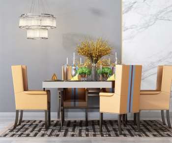 Modern Dining Table And Chairs-ID:181875563