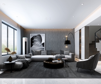 Modern A Living Room-ID:219499458