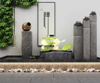 New Chinese Style Garden-ID:403738376