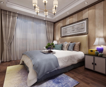 New Chinese Style Bedroom-ID:137188248