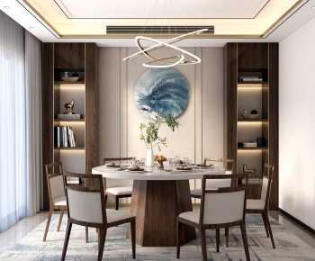 New Chinese Style Dining Room-ID:902906969