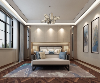 New Chinese Style Bedroom-ID:839204159