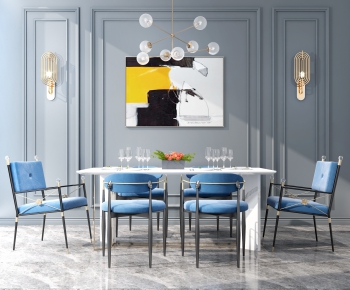 Modern Dining Table And Chairs-ID:368152844