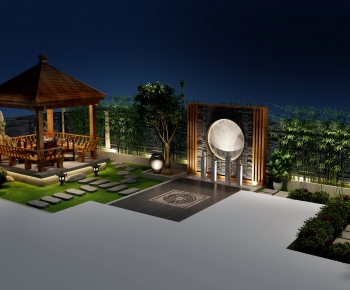 New Chinese Style Courtyard/landscape-ID:912399492