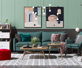Nordic Style Sofa Combination-ID:958843936