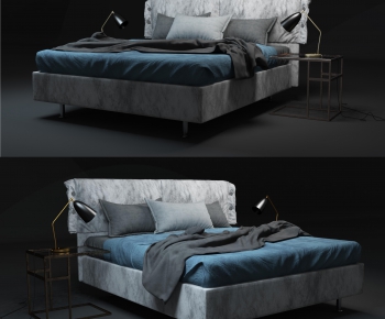 Modern Double Bed-ID:265263869