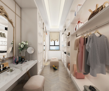 Simple European Style Clothes Storage Area-ID:325989121