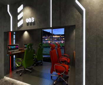 Industrial Style Internet Cafe-ID:306489669