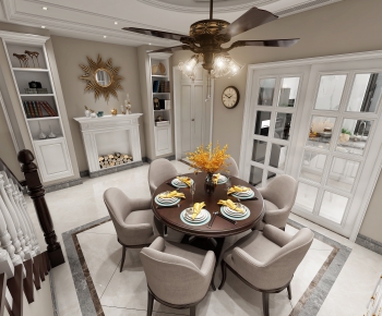 American Style Dining Room-ID:883020368