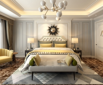 American Style Bedroom-ID:684061897