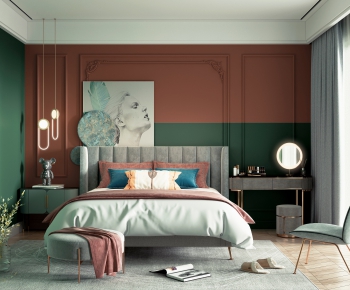 Nordic Style Bedroom-ID:289047414