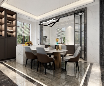 Post Modern Style Dining Room-ID:525785355