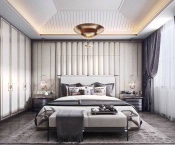 New Chinese Style Bedroom-ID:240898367