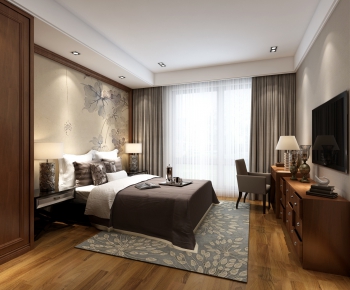 New Chinese Style Bedroom-ID:861913634