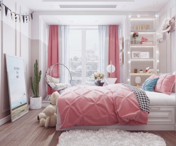 Nordic Style Girl's Room Daughter's Room-ID:844891636