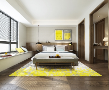New Chinese Style Bedroom-ID:171969516