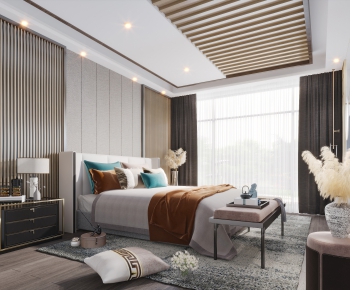 New Chinese Style Bedroom-ID:575105841