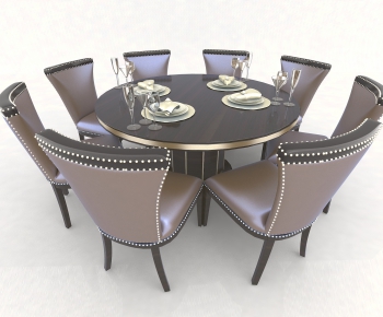 European Style Dining Table And Chairs-ID:222331128