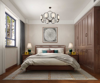 Chinese Style Bedroom-ID:448874971