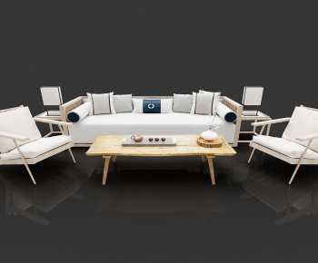 New Chinese Style Sofa Combination-ID:949830471