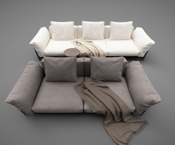 Modern Three-seat Sofa-ID:867316631