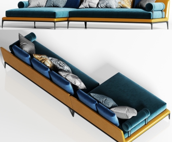 New Chinese Style Corner Sofa-ID:996155683