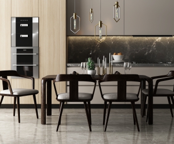 Modern Dining Table And Chairs-ID:356288787