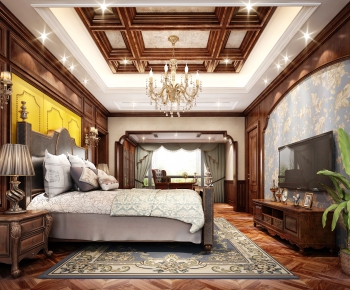 American Style Bedroom-ID:219211933